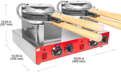 ALDKitchen صانعة الوافل الفقاعية | قالب صانع وافل البيض القابل للاستبدال بزاوية 180 درجة | طلاء غير لاصق in Kuwait