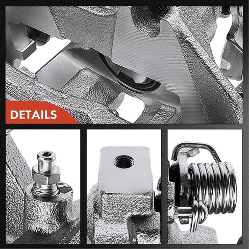 A-Premium Disc Brake Caliper Assembly with Bracket Compatible with Select Buick, Cadillac & Pontiac Models - Park Avenue 2003-2005, DeVille 2000-2005, Seville 2000-2004, Bonneville - Rear Passenger in Saudi Arabia