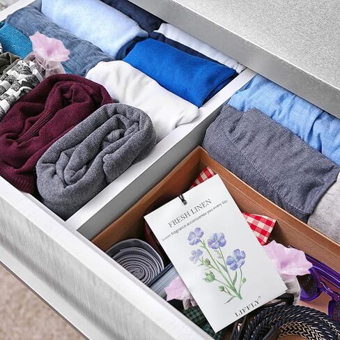14 Packs Fresh Linen Scented Sachets Home Fragrance Sachets fit Drawers and Closets Gift Box in Saudi Arabia