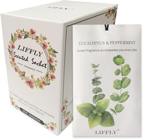 14 Packs Fresh Linen Scented Sachets Home Fragrance Sachets fit Drawers and Closets Gift Box in Saudi Arabia