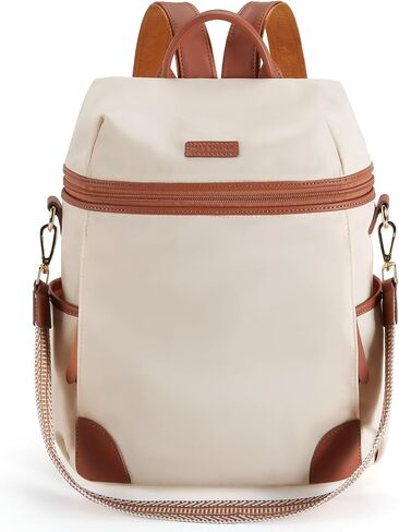Missnine Backpack Purse for Women, Anti-theft Travel Backpack with Secured Zipper, Convertible Designer Satchel Bag, Lightweight Rucksack for Work, College, Gym, Hiking, Black in Saudi Arabia