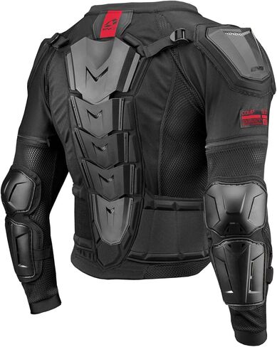 قميص EVS للجنسين للطرق الوعرة، أسود/أحمر، مقاس كبير US in Kuwait