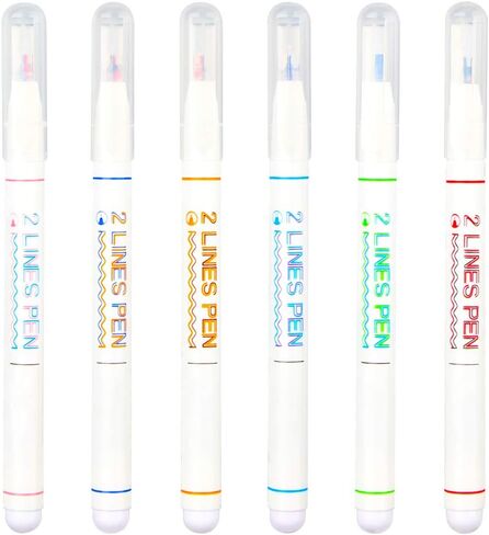 أقلام رسم ذات خطين ثلاثية الأبعاد من Tomorotec، ارسم خطين في نفس الوقت أقلام تحديد الخطوط المزدوجة in Kuwait