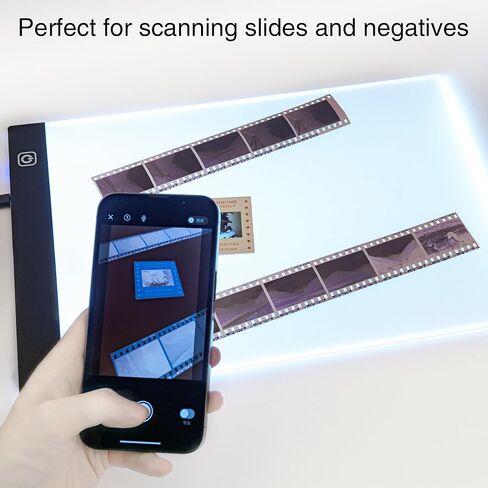 لوحة إضاءة عارض الشرائح، إضاءة خلفية للعارض السلبي، فيلم سلبي وشرائح قديمة، صندوق إضاءة مسح ضوئي بحجم A4 مع 3 مستويات سطوع in Kuwait