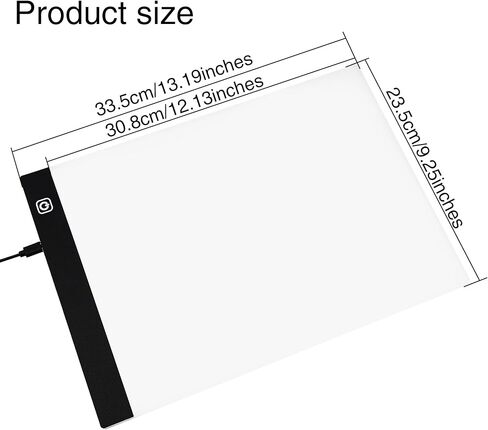 لوحة إضاءة عارض الشرائح، إضاءة خلفية للعارض السلبي، فيلم سلبي وشرائح قديمة، صندوق إضاءة مسح ضوئي بحجم A4 مع 3 مستويات سطوع in Kuwait