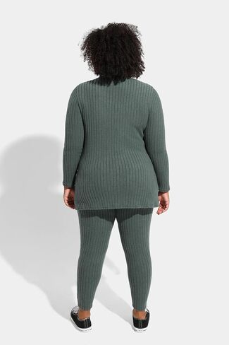 RITERA Plus Size Track Suits for Women 2 Piece Long Sleeve Sweatsuits Knit Pullover Tracksuits Ribbed Pajamas XL-5XL in Saudi Arabia