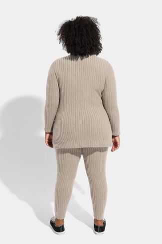 RITERA Plus Size Track Suits for Women 2 Piece Long Sleeve Sweatsuits Knit Pullover Tracksuits Ribbed Pajamas XL-5XL in Saudi Arabia