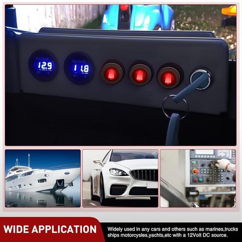 Nilight 5 قطع مقاومة للماء مستديرة الروك تبديل أحمر LED التبديل 12 فولت 20 أمبير 3 دبوس تشغيل SPST لسيارة شاحنة قارب البحرية السيارات RV مع أسلاك طرفية مغلقة in Kuwait