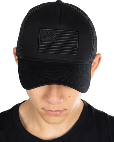 Funky Junque Trucker Hats for Men American Flag Baseball Cap USA 1776 Snapback 5 Panel Vintage Patriotic Mens Gifts in Saudi Arabia