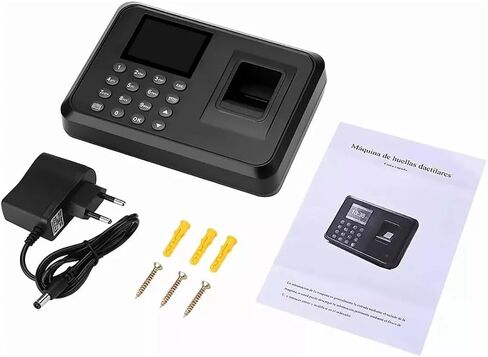 Fingerprint Checker, Password Entry Machine, 1000 Fingerprint Memory Biometric with 2.4 Inch Color Display - USB Flash Report in Saudi Arabia