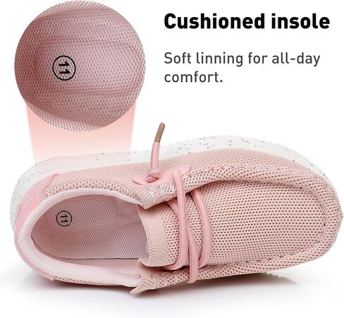 Boys Loafers Kids Girls Slip-On Lightweight Casual Boat Shoes (Toddler/Little Kid/Big Kid) in Saudi Arabia