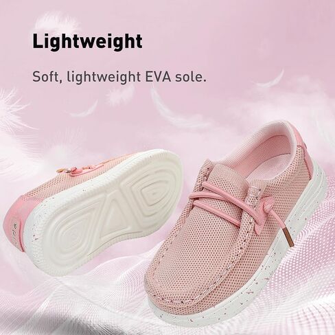 Boys Loafers Kids Girls Slip-On Lightweight Casual Boat Shoes (Toddler/Little Kid/Big Kid) in Saudi Arabia