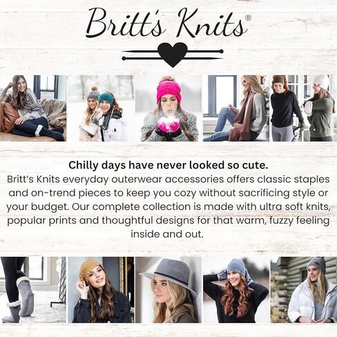 قبعة Britt's Knits ThermalTech المبطنة بالصوف للشتاء الدافئ قبعة رياضية على شكل جمجمة للرجال والنساء in Kuwait
