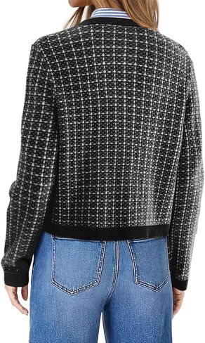 OFEEFAN Womens Cardigan Sweaters Open Front Long Sleeve Button Down Knit Jackets with Pockets 2024 Fall Winter in Saudi Arabia