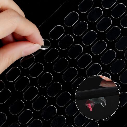 480PCS Adhesive Stick dots, Double Sided Sticky Tack Putty, Clear Removable Double Sided Adhesive Dots, Sticky Gel Dots Tacky Putty Crafts Mounting Putty for Wall Hanging Pictures Poster Card Crafts in Saudi Arabia