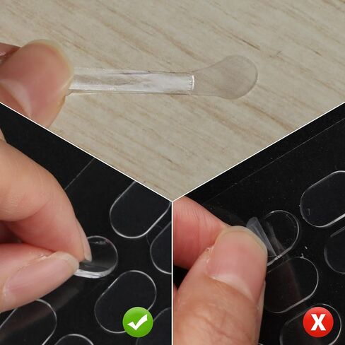 480PCS Adhesive Stick dots, Double Sided Sticky Tack Putty, Clear Removable Double Sided Adhesive Dots, Sticky Gel Dots Tacky Putty Crafts Mounting Putty for Wall Hanging Pictures Poster Card Crafts in Saudi Arabia