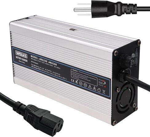 شاحن 60 فولت 3A شاحن بطارية حمض الرصاص 69 فولت مخرج C13 N+L- يستخدم لبطارية الرصاص الحمضية AGM جل VRLA OPZV 60 فولت شاحن ذكي مع مروحة تبريد in Kuwait