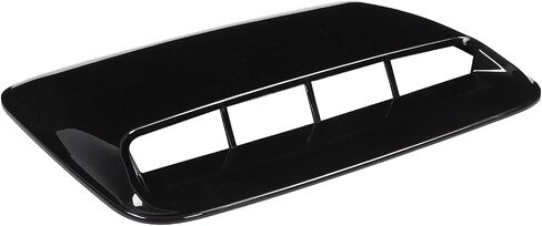Hood Air Intake Grille, Universal Hood Scoop Cover for Automobile Modification Replacement Refurbishment(Bright black) in Saudi Arabia