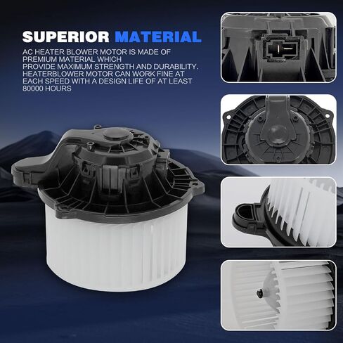 HVAC Heater Blower Motor with Fan Cage Compatible with IX35, KIA Sportage, KIA K3, Hyundai Elantra 2018-2020 Replace# 971132Y000, 971133X000, 97113D7000 in Saudi Arabia