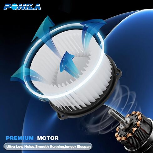 HVAC Heater Blower Motor with Fan Cage Compatible with IX35, KIA Sportage, KIA K3, Hyundai Elantra 2018-2020 Replace# 971132Y000, 971133X000, 97113D7000 in Saudi Arabia