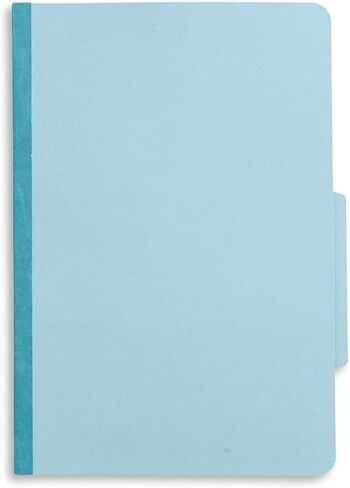30 Legal Size Classification Folders, 2 Divider 2 Inch Tyvek Expansions, Durable 2 Prongs Designed to Organize Standard Law Client Files, Office Reports, 30 Legal Folders, Light Blue in Saudi Arabia