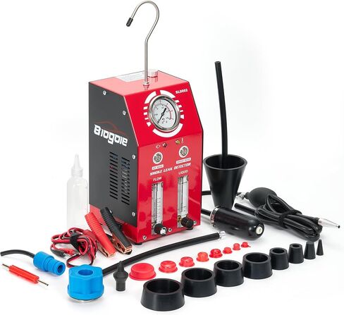 آلة دخان EVAP للسيارات - جهاز كشف تسرب نظام أنابيب وقود السيارة ثنائي الوضع 12 فولت مع مستوى الزيت ومقياس تدفق قابل للتعديل لجميع المركبات in Kuwait