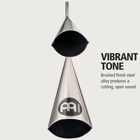Meinl Percussion Agogo Bell Traditional Instrument for Samba and Latin Music — NOT Made in China — Handheld, 2-Year Warranty (STBAG2) in Saudi Arabia