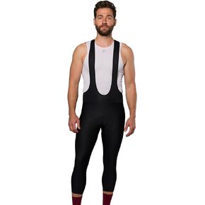 PEARL IZUMI Men's 18.75" Attack 3/4 Bib Tights, Reflective Elements with Elite Levitate Chamois & Premium Fabric