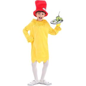 elope Dr. Seuss Green Eggs and Ham Sam I Am Costume for Kids