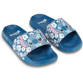 Disney Ladies Lilo and Stitch Slides - Ladies Classic Lilo and Stitch Slide Sandals Lilo and Stitch Slip On Slides Shoes