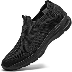 Men's Running Shoes Casual Slip on Walking Tennis Gym Sneakers Lightweight Breathable Mesh Workout Sports Soft Sole