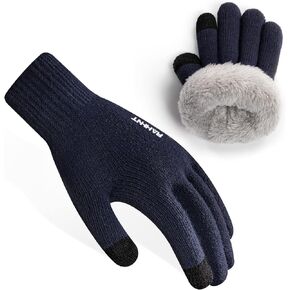 Kids Winter Gloves for Boys Girls Children Toddler Thermal Wool Knit Gloves with Insulated Fleece Lining Keep Hand Warm Gift