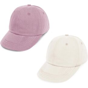 2 Packs Toddler Boys Girls Baseball Summer Hat Kids Baseball Cap Baby Sun Hat Cotton 0-10T