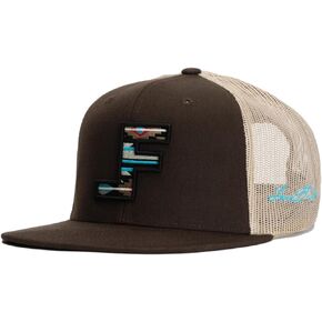 Lane Frost Brand Bronc Cap Heather Tan/Brown