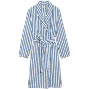 Unisex Striped Lightweight Robe