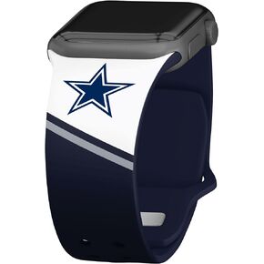 Game Time Dallas Cowboys HD Champion Series Watch Band Compatible with Apple Watch