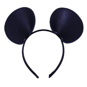 Bonnie Z. Leonardo Glossy Cat Ears Headband Cat Women Headband Black
