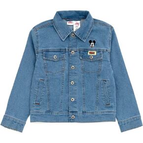 Disney Mickey Mouse Denim Jacket Overalls Shortalls Pants Infant to Big Kid Sizes (12 Months - 14-16)