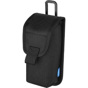 Tactical Molle Eyeglass Case, Soft Sunglasses Case Portable Outdoor Carrying Organizer Eyeglass Case with Carabiner