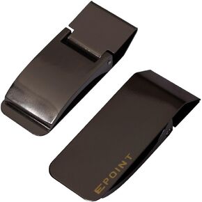 Epoint EQA07C01 Black Money Clip Stainless Steel Money Clip & Credit Card Holder For Club-Going-Out Accessories