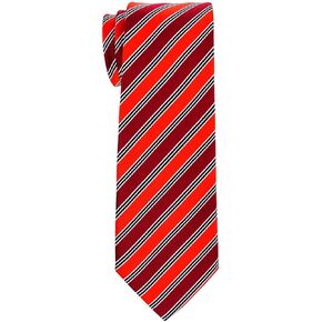 Retreez Modern Preppy Striped Woven Boy's Tie - 8-10 years