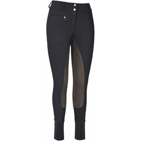 TuffRider Women's Ribb Low Rise Wide Waistband Full Seat Breech