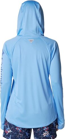 Columbia Women's PFG Tidal Tee Hoodie, UV Protection, Moisture-Wicking in Kuwait