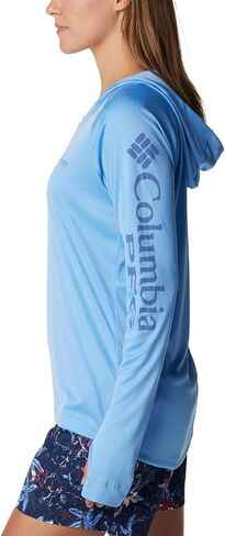 Columbia Women's PFG Tidal Tee Hoodie, UV Protection, Moisture-Wicking in Kuwait