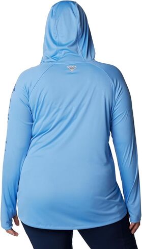 Columbia Women's PFG Tidal Tee Hoodie, UV Protection, Moisture-Wicking in Kuwait