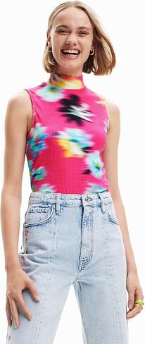 Desigual Women's Woman Knit T-Shirt Sleeveless in Saudi Arabia