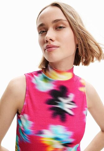 Desigual Women's Woman Knit T-Shirt Sleeveless in Saudi Arabia