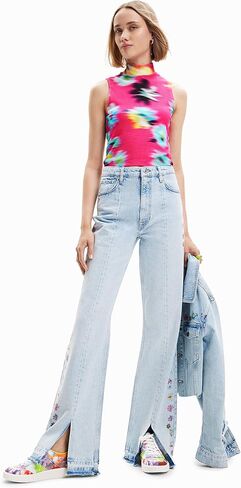 Desigual Women's Woman Knit T-Shirt Sleeveless in Saudi Arabia