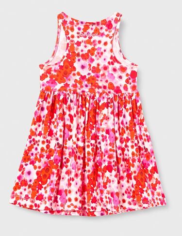 Desigual Girl Knit Dress Sleeveless, Red in Saudi Arabia