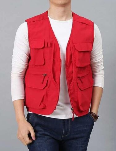 سترة PEHMEA الرجالية متعددة الأغراض للصيف والعمل في الهواء الطلق وسفاري لصيد الأسماك in Kuwait